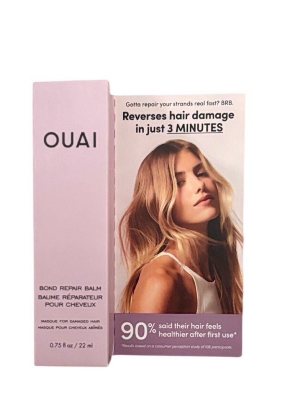 OUAI Bond Repair Balm – Intensive Hair Repair Treatment- 22ml BNIB